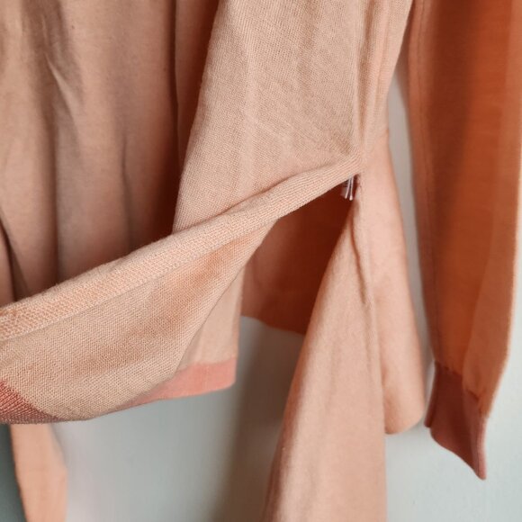 Maje Meryla Peach Tie-Waist Wool Sweater - Sz M - WORN ONCE - Picture 7 of 16